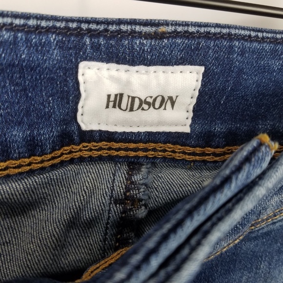 NWT Hudson Jeans Womens 32 Blue Collin Mid-Rise Skinny Plus-Size - Picture 3 of 6